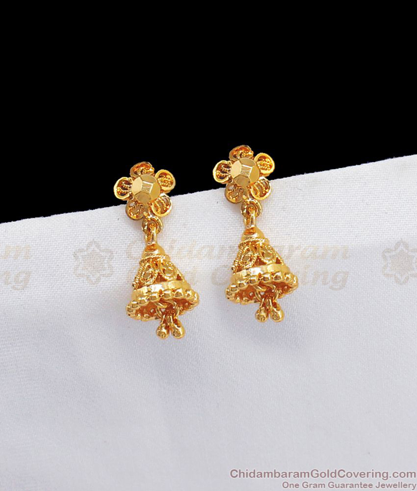 Small Conical Jhumkas Collections Shop Online Daily Wear Earrings ER2472