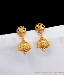 Traditional Gold Jhumkas Earring Buy Online Daily Wear Collection ER2501