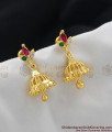ER251 - Sparkling CZ Stone Party Wear Jhumki Imitation Jewellery Buy Online