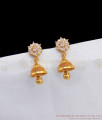Fast Moving Gold Jhumkas With AD Stone Stud Collections ER2532