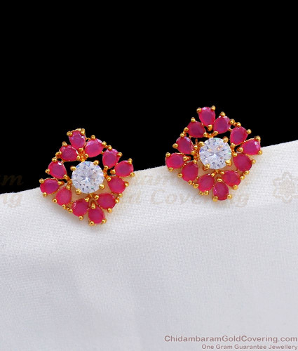 Buy Rose Gold Earrings for Women by Malabar Gold & Diamonds Online |  Ajio.com