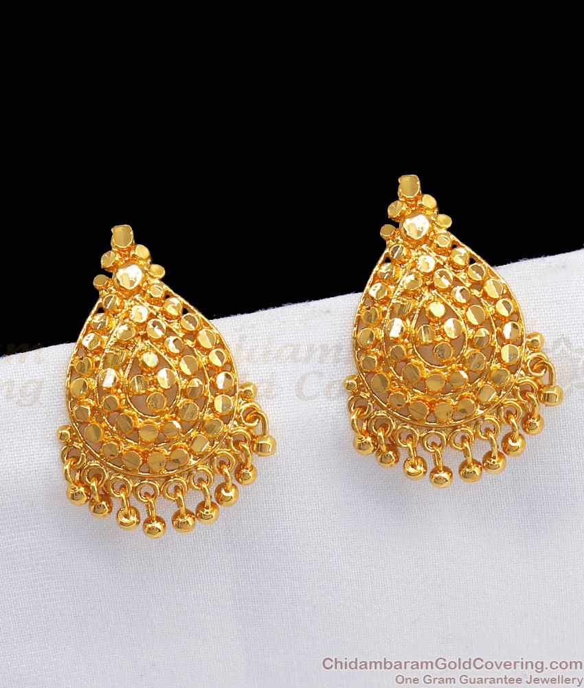 One Gram Gold Stud Design For Womens Gold Plated Jewelry ER2545