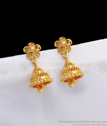 Small One Gram Gold Jhumki Collections Shop Online ER2547 Small One Gram Gold Jhumki Collections Shop Online ER2547