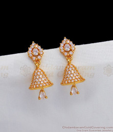 Unique AD Diamond Jhumkas Earring Collections ER2553 Unique AD Diamond Jhumkas Earring Collections ER2553