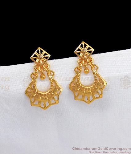 AFJ GOLD One Gram Gold Plated Stone Earring for Women And Girls   Amazonin Fashion