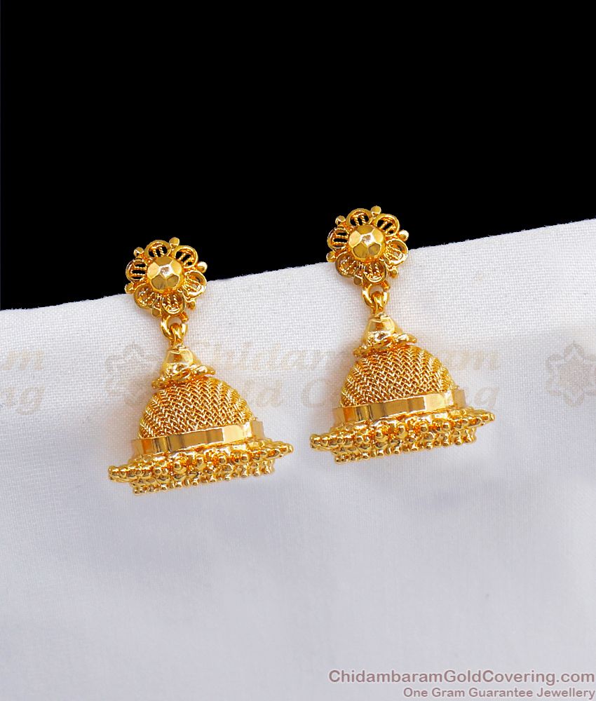 Latest Gold Plated Jimiki Earrings For Party Wear ER2581