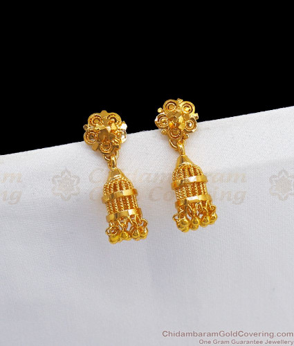 Plain Gold Earrings - Lagu Bandhu