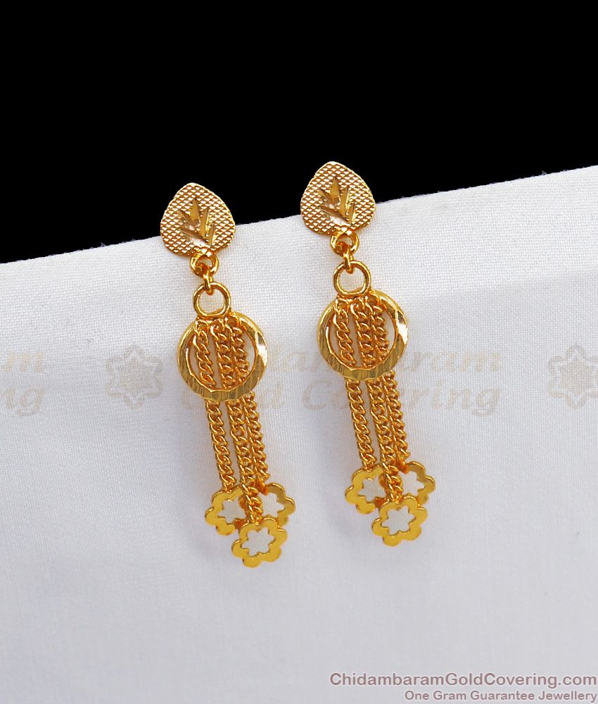 Hanging Model One Gram Gold Earrings For Daily Use ER2594