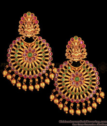 Big Lakshmi Danglers Design Antique Earrings ER2604 Big Lakshmi Danglers Design Antique Earrings ER2604