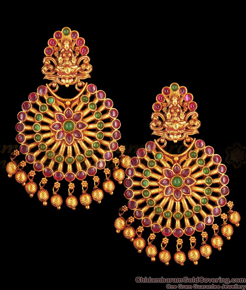 Big Lakshmi Danglers Design Antique Earrings ER2604