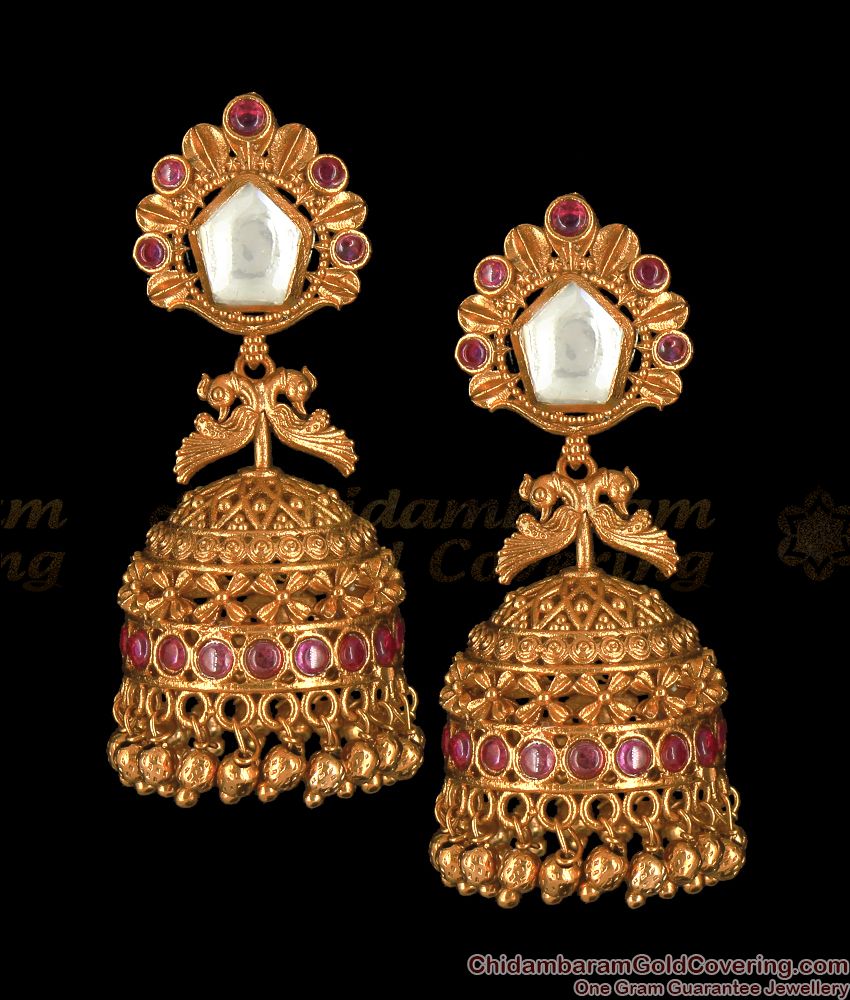 Kundan Jhumkas