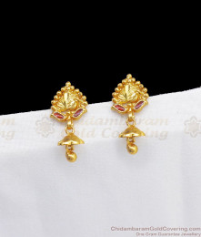 Tiny Umbrella Design One Gram Gold Stud Earrings ER2630 Tiny Umbrella Design One Gram Gold Stud Earrings ER2630