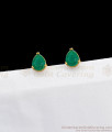 Interchangeable Three In One Multi Stone Stud Gold Earrings ER2633