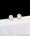 Interchangeable Four In One Multi Stone Stud Gold Earrings ER2637