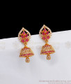 Attractive Full CZ Stone Jimiki Gold Earrings ER2681