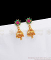 Multi Stone Jimiki Model Gold Earrings Womens Fashions ER2701