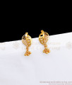 Leaf Pattern Stud Gold Earrings Teen Girls Fashions ER2708