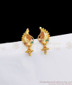Enamel Gold Forming Stud Earrings Womens Office Wear ER2713