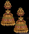 Premium Peacock Lakshmi Original Antique Jimiki Earrings ER2728