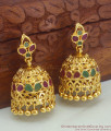 Attractive AD Stone Jhumka Earrings Bridal Wear ER2747