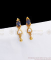 Beautiful Black Stone Valentine Heart Design Gold Stud Earring ER2771