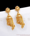 Rain Drops Step Jhumki One Gram Gold Earrings Collection ER2825