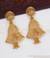 Bell Shaped Gold Danglers Christmas Special Collections ER2832