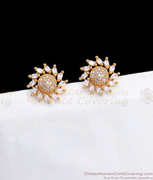Stunning Snowy White Stud Earring December Special ER2854 Stunning Snowy White Stud Earring December Special ER2854
