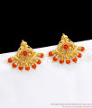 Trendy Visiri Thodu Kammal Ruby Pearls Stud Earring ER2872