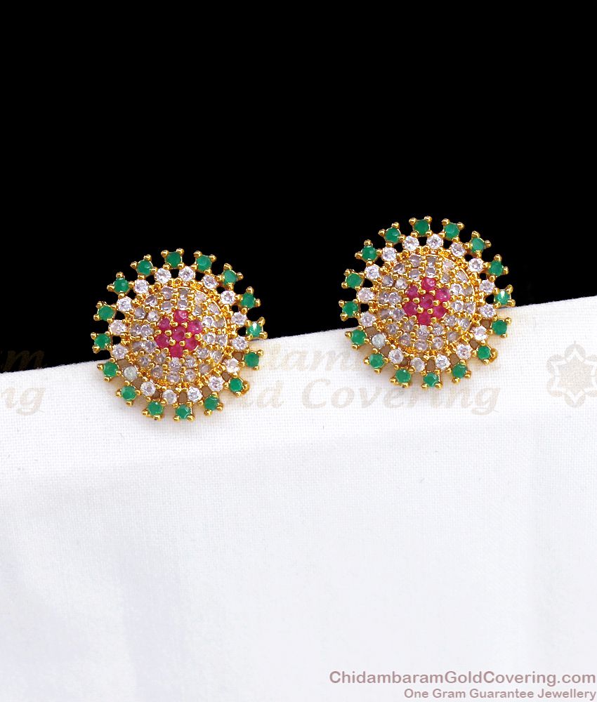 Elegant Multi Stone Party Wear Earrings Womens Fashion ER2882