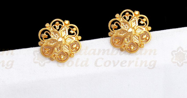 Gram Gold Tops Earrings Tops Images Earrings Tops Gram Earrings - Main Image