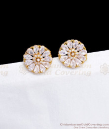 Gorgeous Full Diamond Stone Stud Earring Party Wear ER2897 Gorgeous Full Diamond Stone Stud Earring Party Wear ER2897