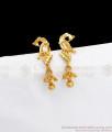 Latest Peacock Design Mini Jhumki Gold Stud Earring ER2902