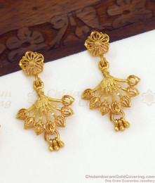 Lovable Plain Design Gold Beaded Dangler Earring ER2906 Lovable Plain Design Gold Beaded Dangler Earring ER2906