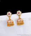 Premium Gold Plated Impon Jhumki Earrings Womens Fashion ER2916