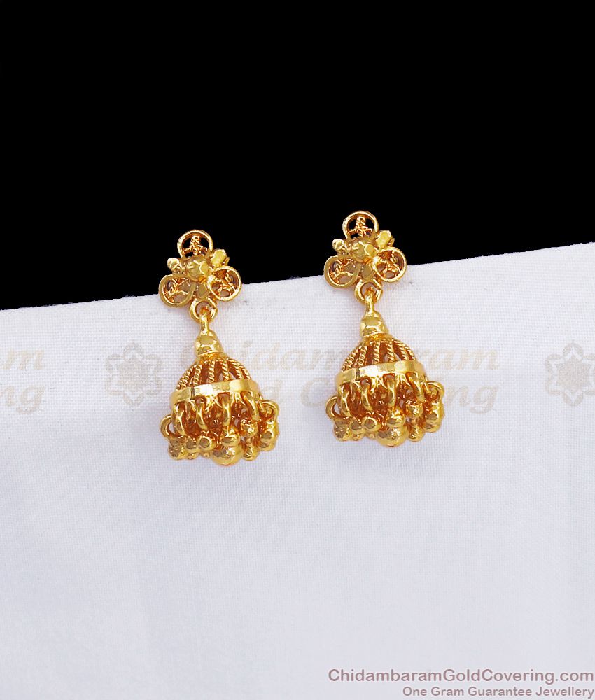 Buy New Gold Plated Tiny Jhumki Kammal Womens Fashion ER2925