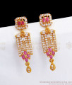 Cz Stone Gold Imitation Dangler Earring Shop Online ER2973