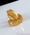 Tiny 24K Gold Earring Hoop Type Plain Design ER2991