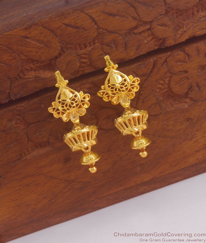 Latest Gold Plated Earring Lantern Design Jhumki Collections Online ER2997