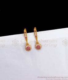 Latest Gold Plated Earring At Chidambaram Gold Covering ER3066 Latest Gold Plated Earring At Chidambaram Gold Covering ER3066