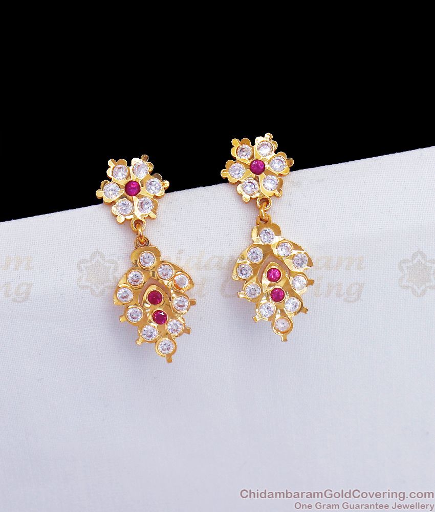 Floral Design Impon Dangler Earring Womens Online Fashion ER3077