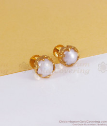 New Arrivals White Pearl Stud Earring Daily Wear ER3095 New Arrivals White Pearl Stud Earring Daily Wear ER3095