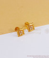 Tiny Gold Plated Pin Type Stud Earring Shop Online ER3096