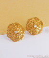 One Gram Gold Big Stud Flower Design ER3106