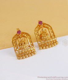 New Model Lakshmi Gold Stud Collection ER3108 New Model Lakshmi Gold Stud Collection ER3108