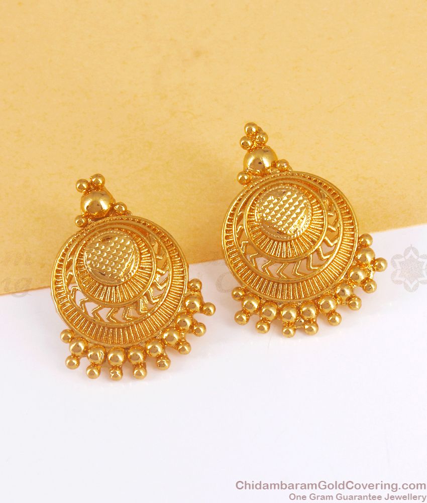 Kolkata Gold Plated Stud Collection Earring Design ER3109