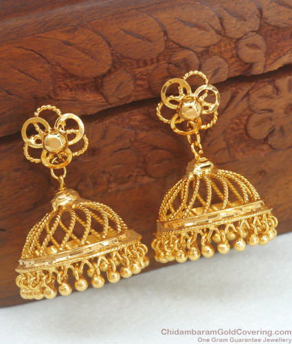 Indian Bollywood Style Big Blue Traditional Jhumka Earrings for Girls | eBay