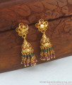 New Model Gold Jhumki Earring Long Hanging Beads ER3140