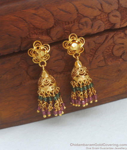 Buy Hina Gold Drop Earrings Online | CaratLane