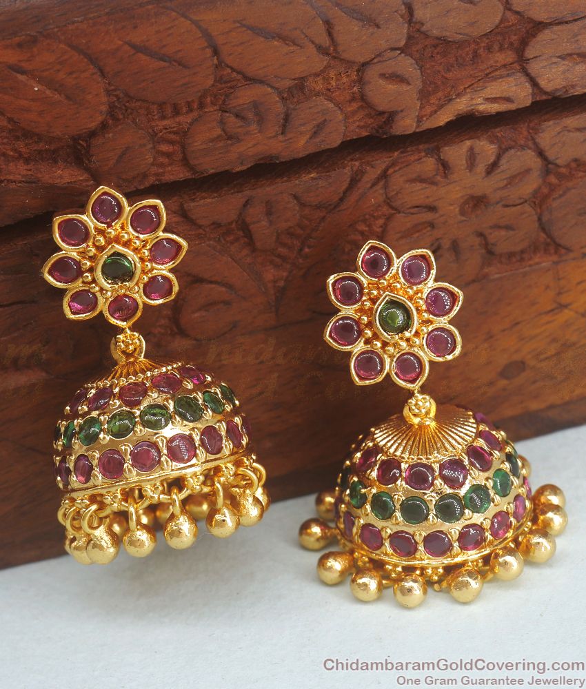 Designer Ethnic 1 Gram Gold Earring in Pune at best price by Kalpadeep Gems  & Jewels - Justdial